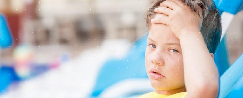 מכת חום אצל ילדים עשויה להיראות כמו הפרעה קלה