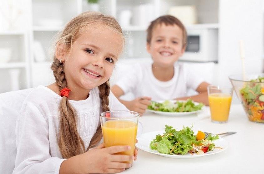 חשוב לעודד הרגלי אכילה טובים אצל ילדים כדי להבטיח את בריאותם העתידית