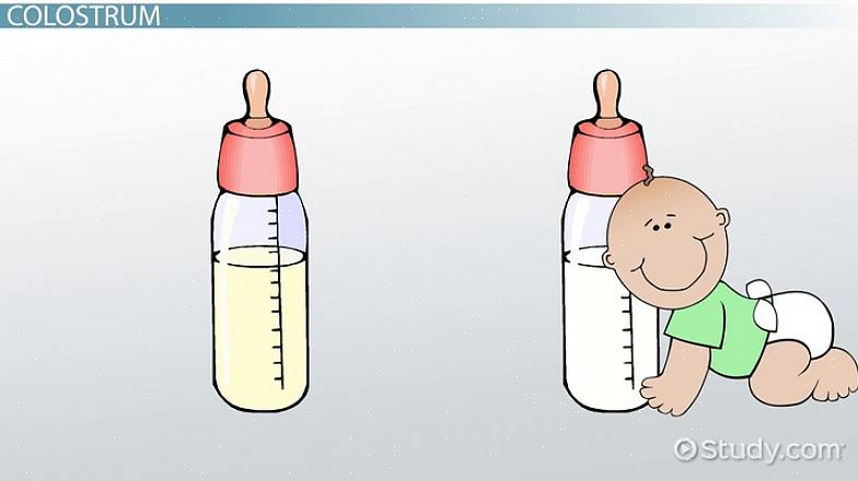 תינוקות צריכים רק כמות קטנה של קולוסטרום