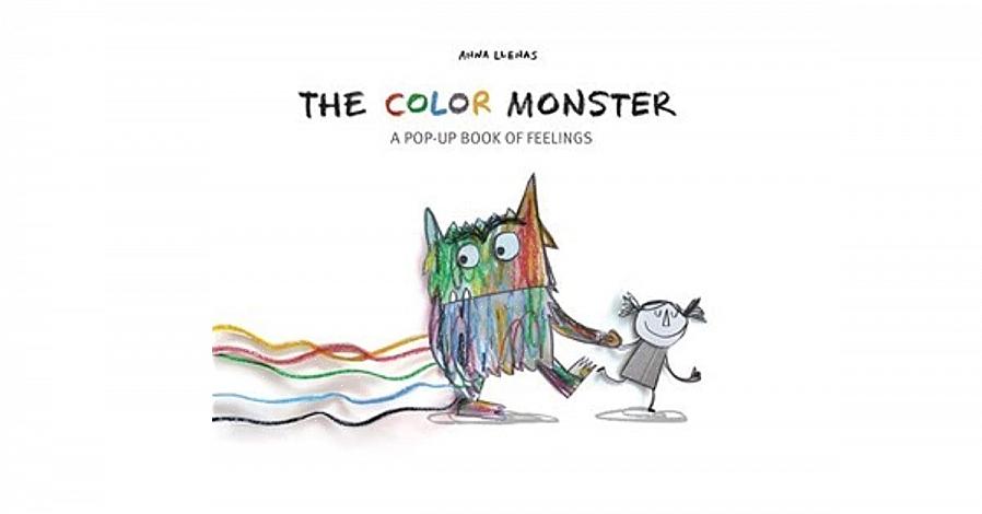 ילדים קטנים יקשרו את הרגשות החיוביים והשליליים בספר עם צבע המפלצת