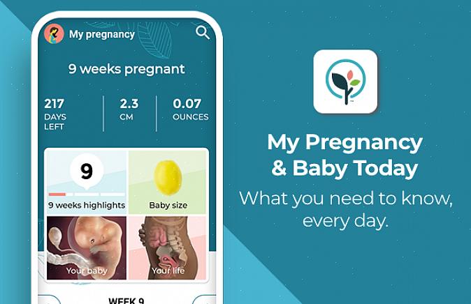 החלק הטוב ביותר באפליקציה הזו לנשים בהריון הוא לוח השנה המותאם אישית שלה