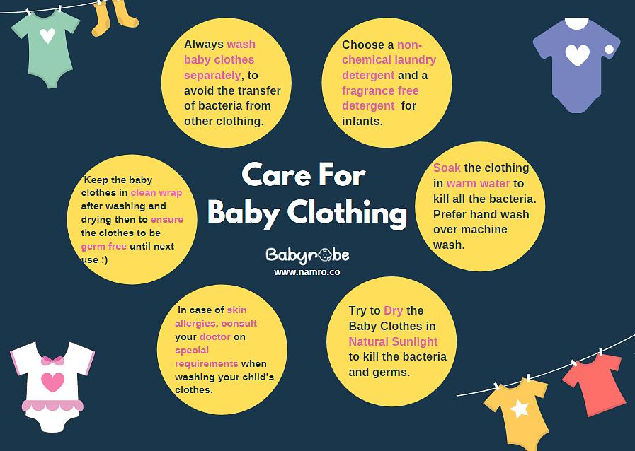 טיפים לכביסת הבגדים של תינוקך
